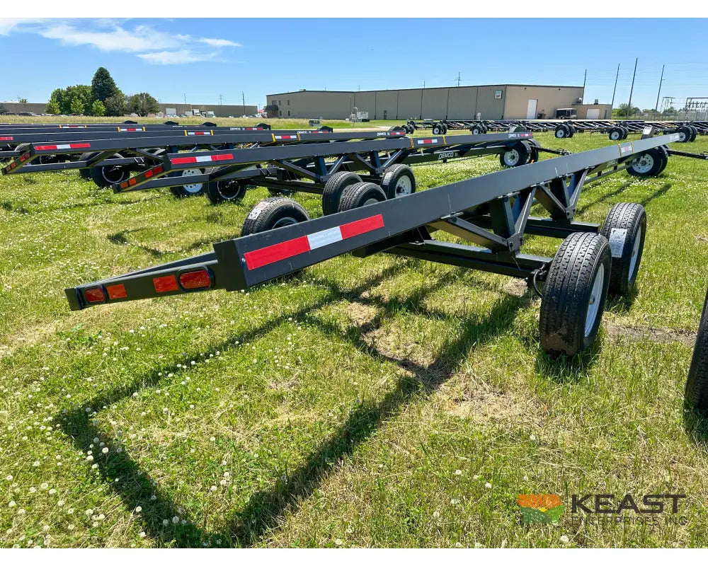 Demco HT38 38’ Header Trailer - 6,000 lb Flex Axles Braking Axle Header Trailers
