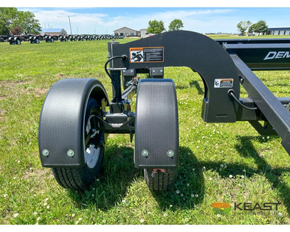 Demco HT38 38’ Header Trailer - 6,000 lb Flex Axles Braking Axle Header Trailers