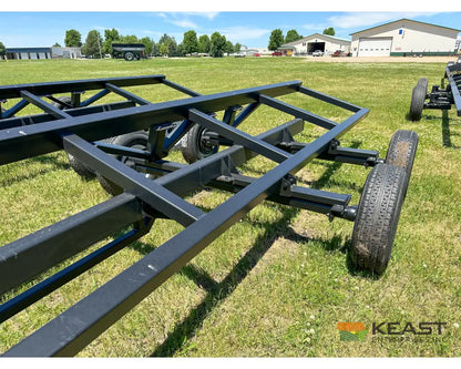 Demco HT38 38’ Header Trailer - 6,000 lb Flex Axles Braking Axle Header Trailers