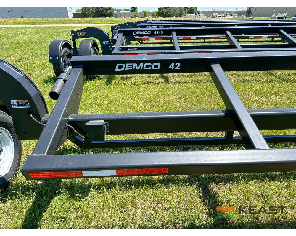 Demco HT42 42’ Header Trailer - 6,000 lb Flex Axles Braking Axle Header Trailers