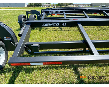 Demco HT42 42’ Header Trailer - 6,000 lb Flex Axles Braking Axle Header Trailers
