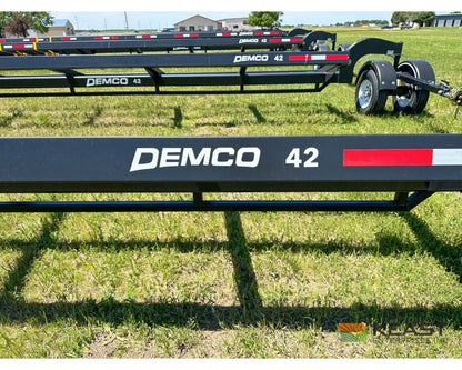 Demco HT42 42’ Header Trailer - 6,000 lb Flex Axles Braking Axle Header Trailers