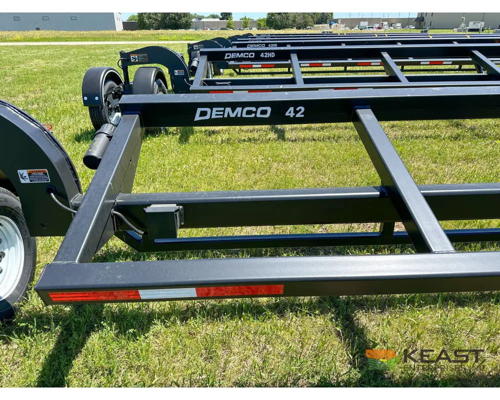 Demco HT42 42’ Header Trailer - 6,000 lb Flex Axles Braking Axle Header Trailers