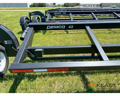 Demco HT42 42’ Header Trailer - 6,000 lb Flex Axles Braking Axle Header Trailers