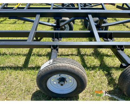 Demco HT42 42’ Header Trailer - 6,000 lb Flex Axles Braking Axle Header Trailers