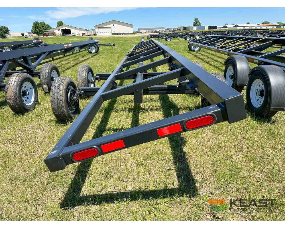 Demco HT42 42’ Header Trailer - 6,000 lb Flex Axles Braking Axle Header Trailers
