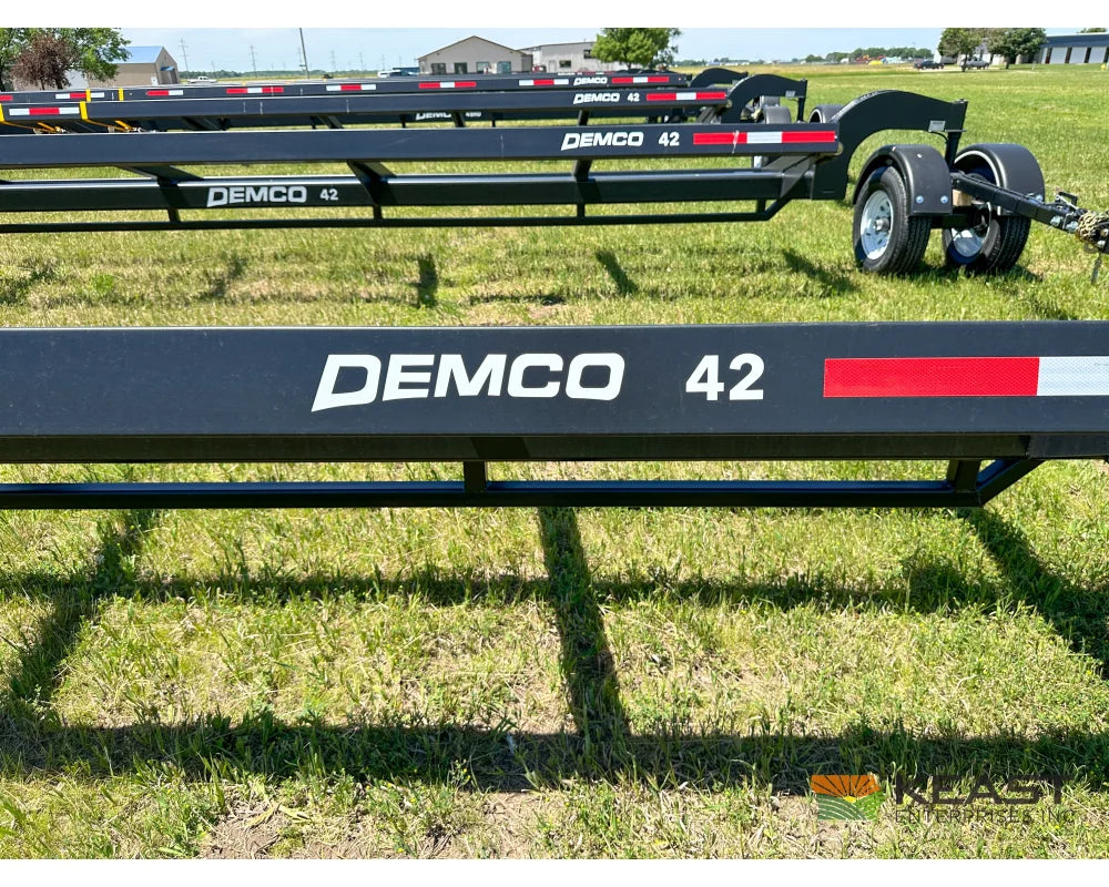 Demco HT42 42’ Header Trailer - 6,000 lb Flex Axles Braking Axle Header Trailers