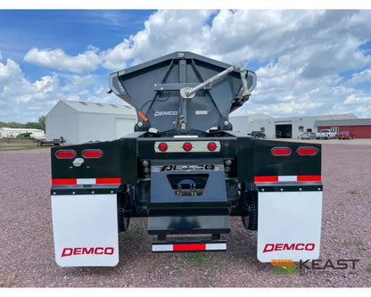 Demco Side Dump Trailer Triple Axle Air Ride 34’ Tub 128’’ Iowa Spread Axle Side Dump Trailers