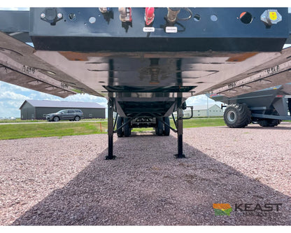 Demco Side Dump Trailer Triple Axle Air Ride 34’ Tub 128’’ Iowa Spread Axle Side Dump Trailers