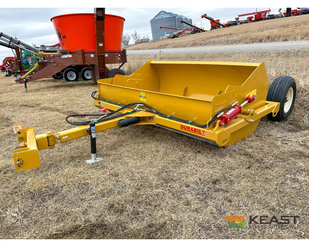 Durabilt DP84HC 4.5 Yard Dirt Pan Scraper 4.5 yd Capacity 84’’ Width Dirt Pans