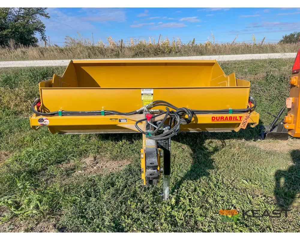Durabilt DP84HCDB 4.5 Yard Dirt Pan Scraper - 4.5 yd Capacity 84’’ Width Dirt Pans
