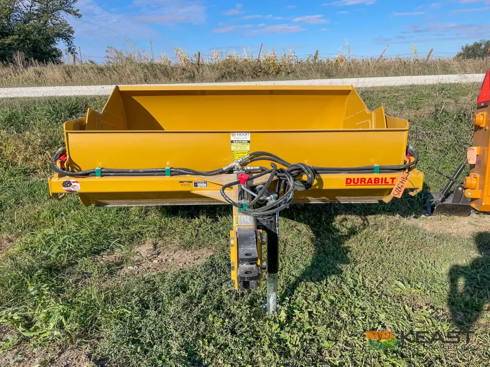 Durabilt DP84HCDB 4.5 Yard Dirt Pan Scraper - 4.5 yd Capacity 84’’ Width Dirt Pans
