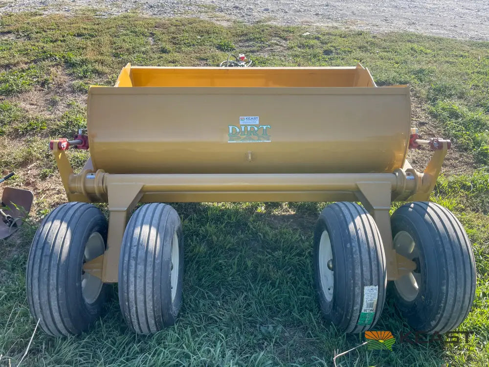 Durabilt DP84HCDB 4.5 Yard Dirt Pan Scraper - 4.5 yd Capacity 84’’ Width Dirt Pans
