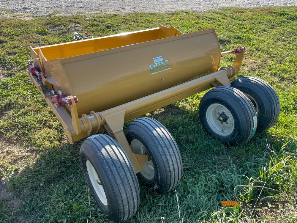 Durabilt DP84HCDB 4.5 Yard Dirt Pan Scraper - 4.5 yd Capacity 84’’ Width Dirt Pans