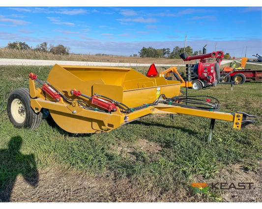 Durabilt DP84HCDB 4.5 Yard Dirt Pan Scraper - 4.5 yd Capacity 84’’ Width Dirt Pans