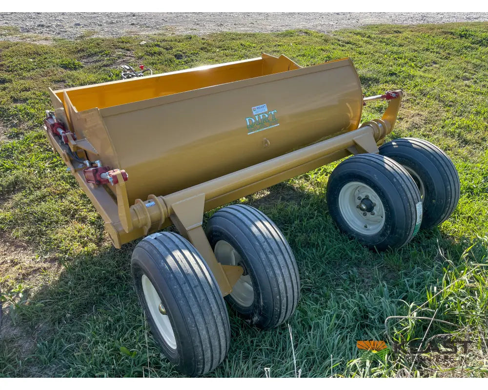 Durabilt DP84HCDB 4.5 Yard Dirt Pan Scraper - 4.5 yd Capacity 84’’ Width Dirt Pans