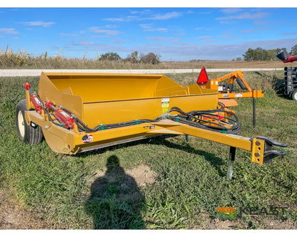 Durabilt DP84HCDB 4.5 Yard Dirt Pan Scraper - 4.5 yd Capacity 84’’ Width Dirt Pans