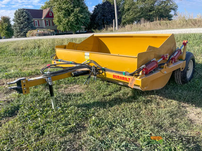 Durabilt DP84HCDB 4.5 Yard Dirt Pan Scraper - 4.5 yd Capacity 84’’ Width Dirt Pans