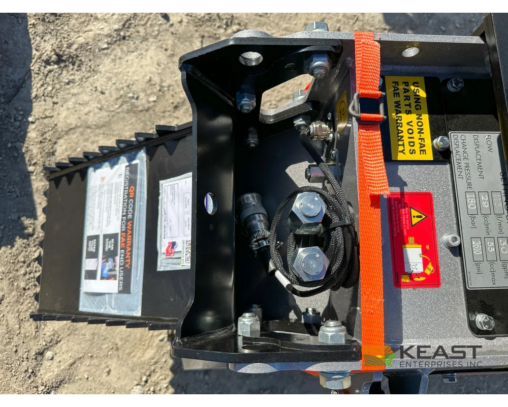 FAE BL1/EX/VT 75 Excavator Mulcher - Variable Piston Motor Bite Limiter Rotor Mulchers