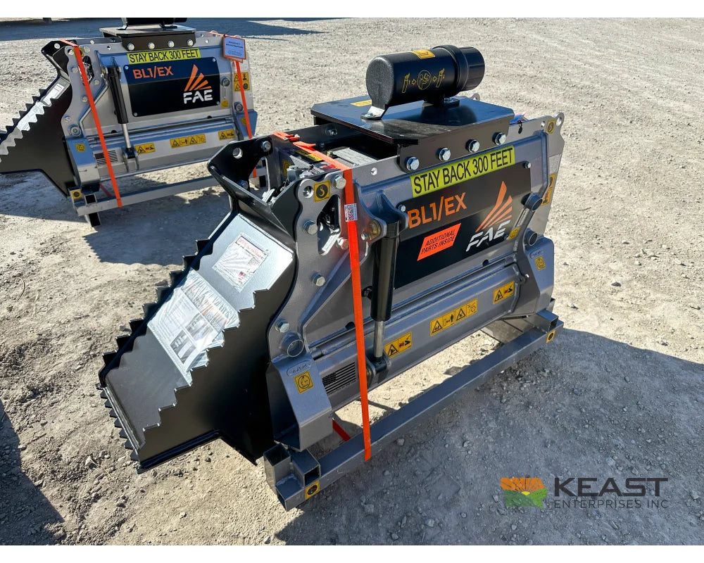 FAE BL1/EX/VT 75 Excavator Mulcher - Variable Piston Motor Bite Limiter Rotor Mulchers