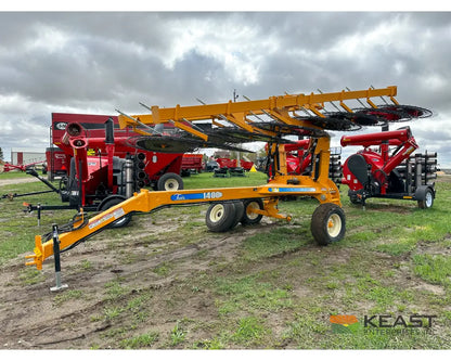 Fair 1500 15 Wheel Hay Rake - 28’ Working Width 60’’ Wheels 3 in 1 Turn Fluff and Merge Hay Rakes