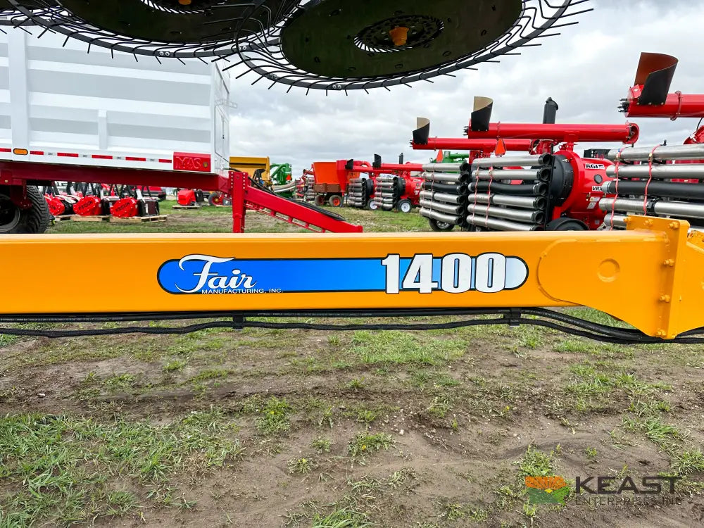 Fair 1500 15 Wheel Hay Rake - 28’ Working Width 60’’ Wheels 3 in 1 Turn Fluff and Merge Hay Rakes