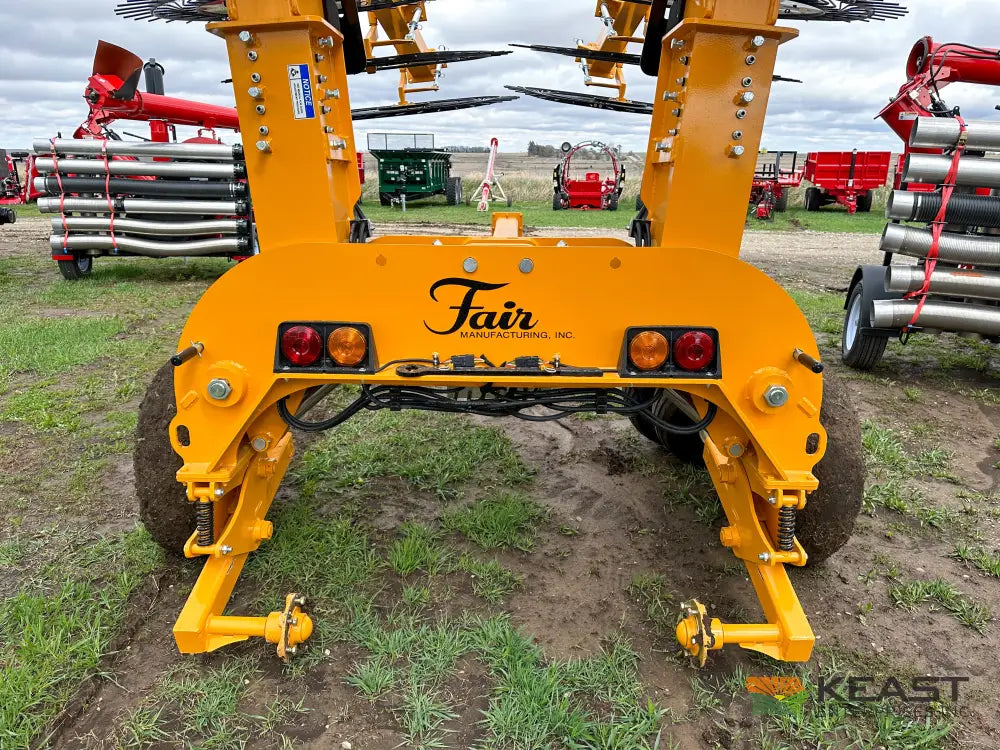 Fair 1500 15 Wheel Hay Rake - 28’ Working Width 60’’ Wheels 3 in 1 Turn Fluff and Merge Hay Rakes