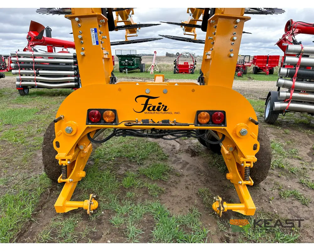 Fair 1500 15 Wheel Hay Rake - 28’ Working Width 60’’ Wheels 3 in 1 Turn Fluff and Merge Hay Rakes
