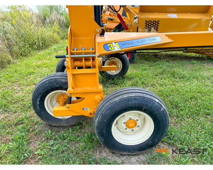 Fair 1500 15 Wheel Hay Rake 28’ Working Width 60’’ Wheels 3 in 1 Turn Fluff and Merge - Hay Rakes