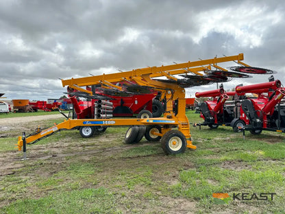 Fair 1500 15 Wheel Hay Rake - 28’ Working Width 60’’ Wheels 3 in 1 Turn Fluff and Merge Hay Rakes