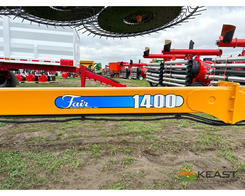 Fair 1500 15 Wheel Hay Rake - 28’ Working Width 60’’ Wheels 3 in 1 Turn Fluff and Merge Hay Rakes