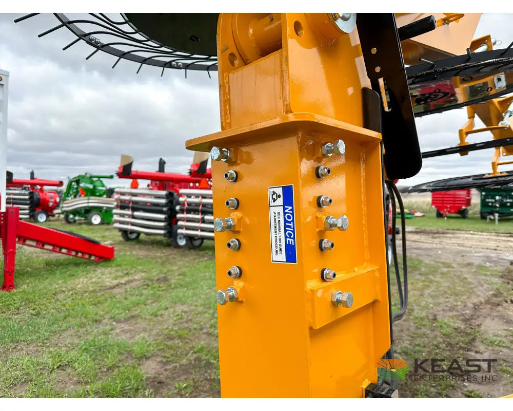 Fair 1500 15 Wheel Hay Rake - 28’ Working Width 60’’ Wheels 3 in 1 Turn Fluff and Merge Hay Rakes