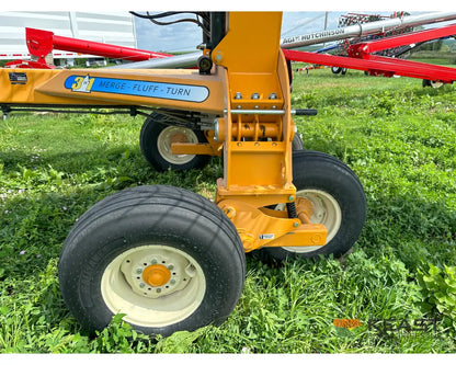 Fair 1700 17 Wheel Hay Rake - 32’ Working Width 60’’ Wheels 3 in 1 Turn Fluff and Merge Hay Rakes