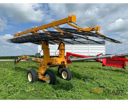 Fair 1700 17 Wheel Hay Rake - 32’ Working Width 60’’ Wheels 3 in 1 Turn Fluff and Merge Hay Rakes