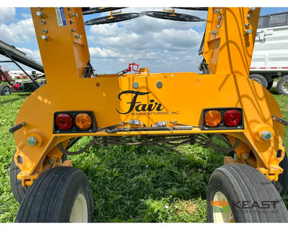 Fair 1700 17 Wheel Hay Rake - 32’ Working Width 60’’ Wheels 3 in 1 Turn Fluff and Merge Hay Rakes