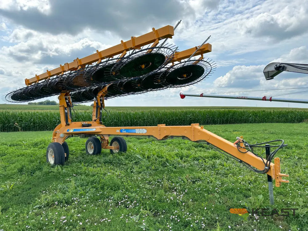 Fair 1700 17 Wheel Hay Rake - 32’ Working Width 60’’ Wheels 3 in 1 Turn Fluff and Merge Hay Rakes