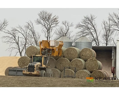 Fair Mfg 7200 LMH Payloader Bale Processor 98’’ Working Width 3 Bale Capacity Bale Processors