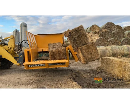 Fair Mfg 7200 LMH Payloader Bale Processor 98’’ Working Width 3 Bale Capacity Bale Processors