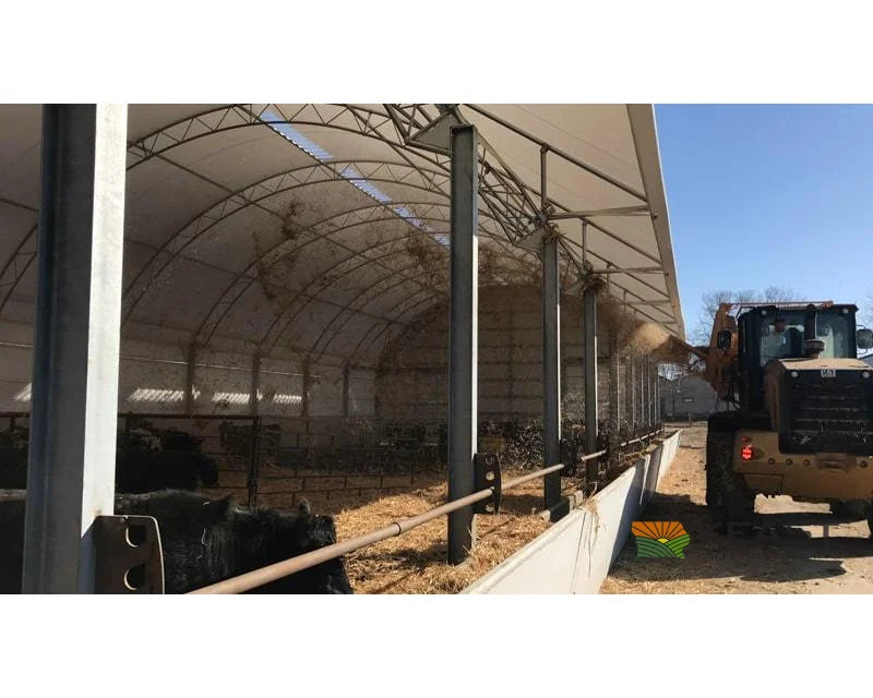 Fair Mfg 7200 LMH Payloader Bale Processor 98’’ Working Width 3 Bale Capacity Bale Processors