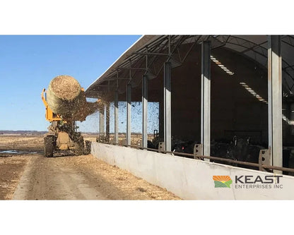 Fair Mfg 7200 LMH Payloader Bale Processor 98’’ Working Width 3 Bale Capacity Bale Processors