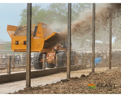 Fair Mfg 7200 LMH Payloader Bale Processor 98’’ Working Width 3 Bale Capacity Bale Processors