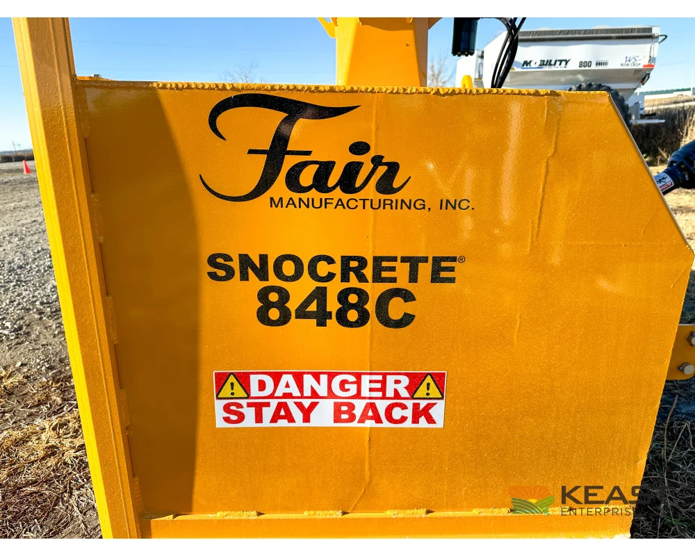 Fair Mfg 848C PTO Snowblower 8’ Working Width Snowblowers
