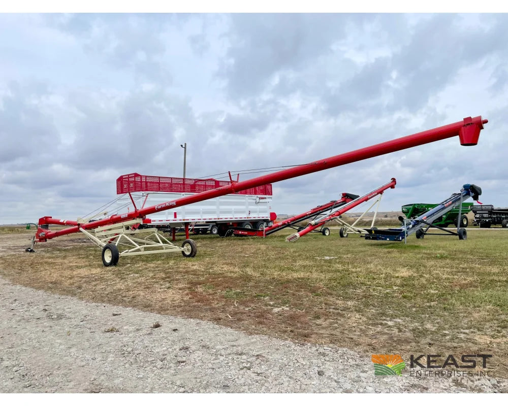 Farm King 1060 Auger 10’’ x 60’ Manual Swingaway Intake Scissor Lift Augers