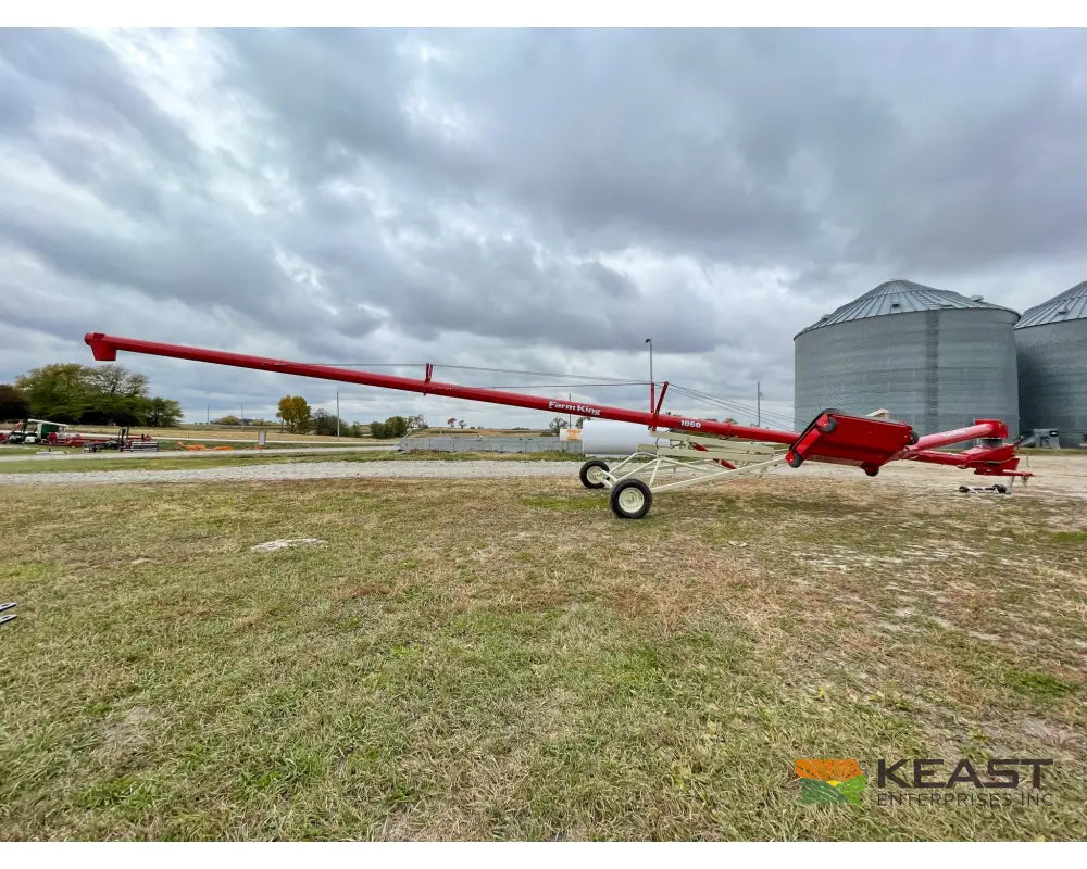 Farm King 1060 Auger 10’’ x 60’ Manual Swingaway Intake Scissor Lift Augers