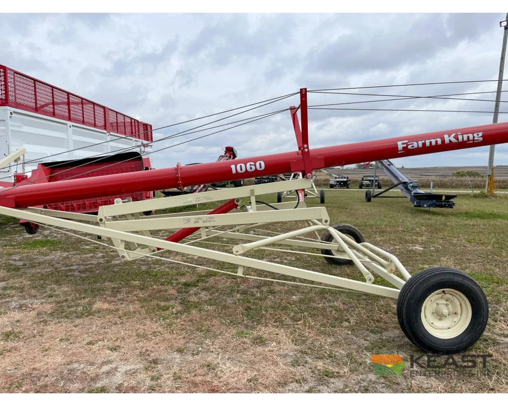Farm King 1060 Auger 10’’ x 60’ Manual Swingaway Intake Scissor Lift Augers