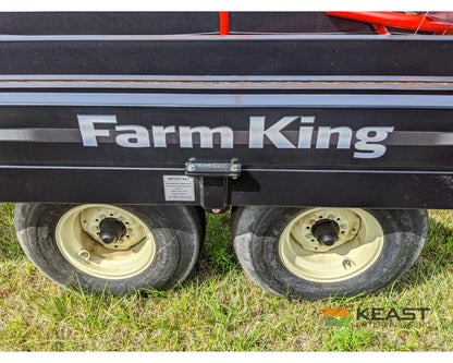 Farm King 2400 Round Bale Carrier - 8 Bale Capacity Self Loading Arm Feed Wagons