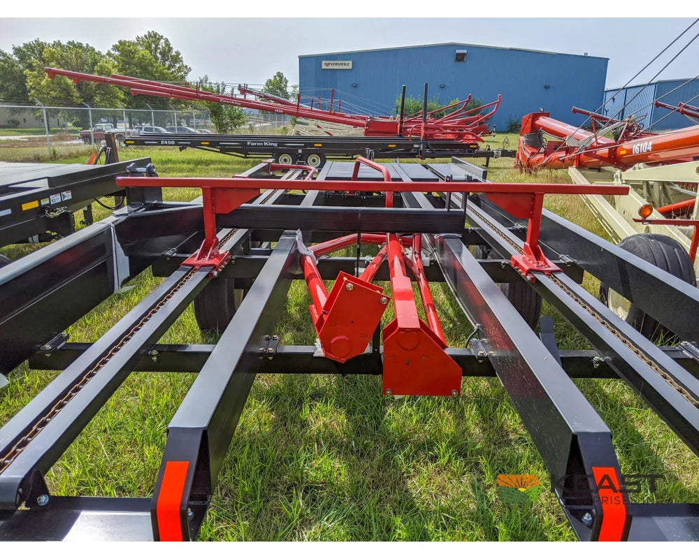 Farm King 2400 Round Bale Carrier - 8 Bale Capacity Self Loading Arm Feed Wagons