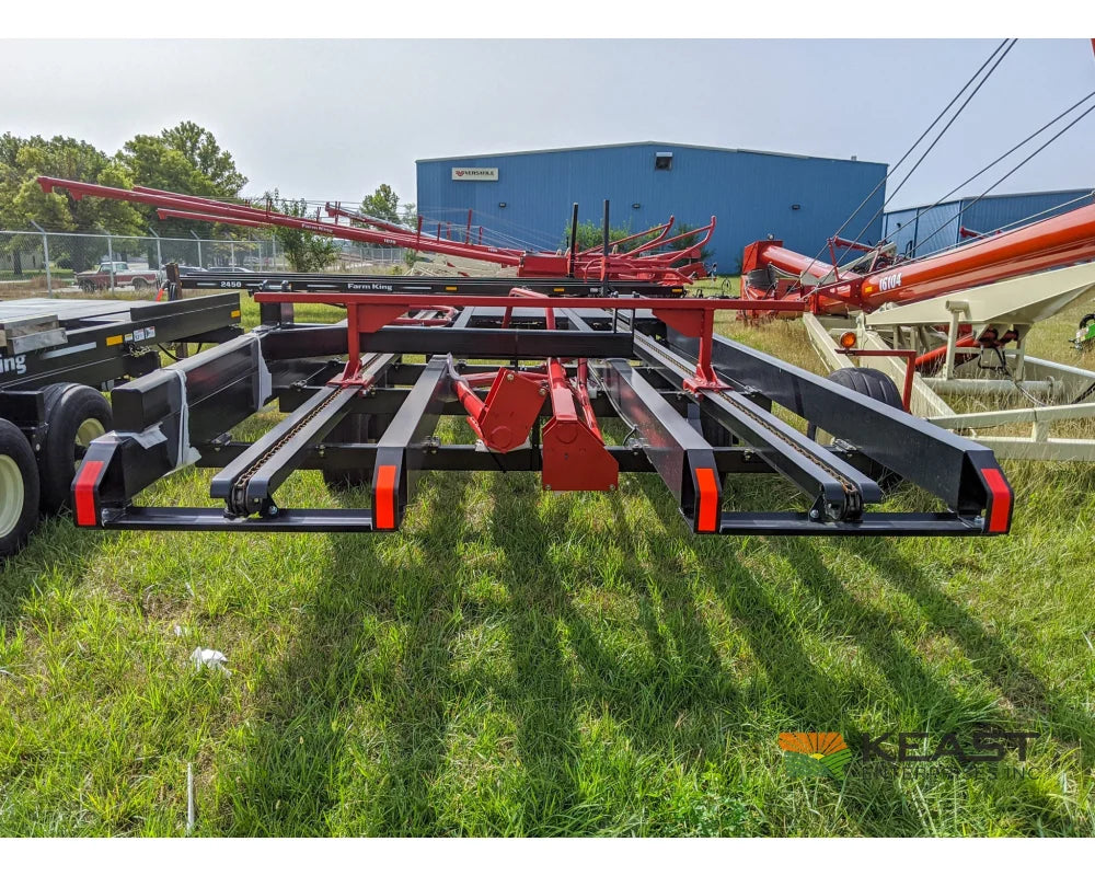Farm King 2400 Round Bale Carrier - 8 Bale Capacity Self Loading Arm Feed Wagons