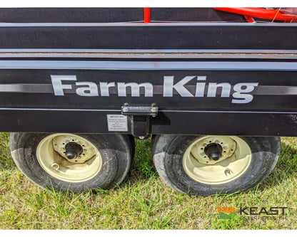 Farm King 2400 Round Bale Carrier - 8 Bale Capacity Self Loading Arm Feed Wagons