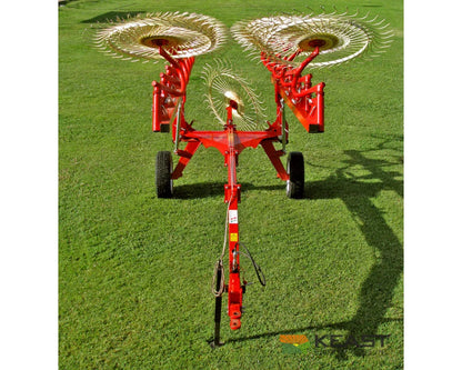 Farm King Bat Rake RB8FK / RB10FK / RB12FK 8-12 Wheel 16’-24’ Working Width Hay Rakes